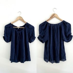 Joie • Berkeley Silk Top navy size XS